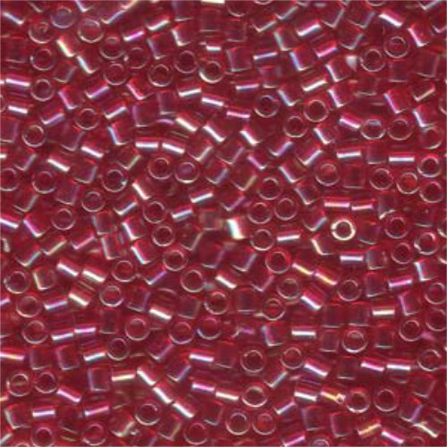 Miyuki 8/0 Delica Bead - DBL-0172 - Transparent Light Siam AB