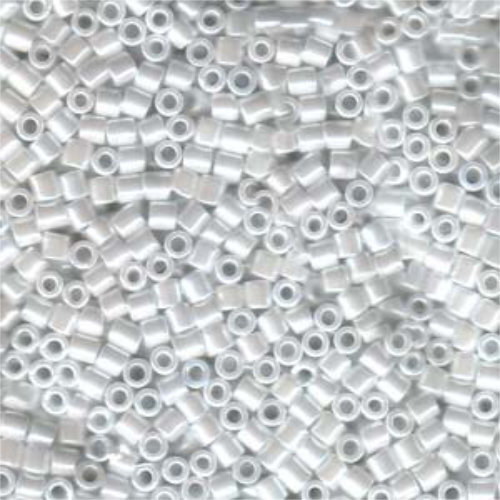 Miyuki 8/0 Delica Bead - DBL-0201 - White Pearl