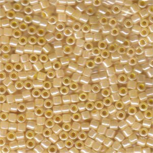 Miyuki 8/0 Delica Bead - DBL-0233 - Crystal Lined Yellow Luster