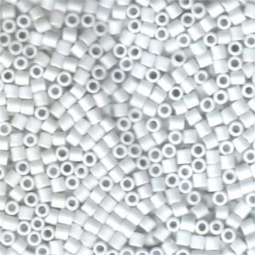 Miyuki 8/0 Delica Bead - DBL-0351 - Matte White