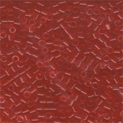 Miyuki 8/0 Delica Bead - DBL-0704 - Transparent Red Orange
