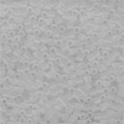 Miyuki 8/0 Delica Bead - DBL-0741 - Matte Transparent Crystal