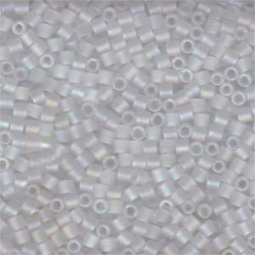 Miyuki 8/0 Delica Bead - DBL-0851 - Matte Crystal AB