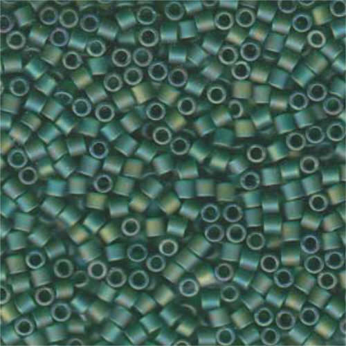 Miyuki 8/0 Delica Bead - DBL-0858 - Matte Transparent Light Green AB