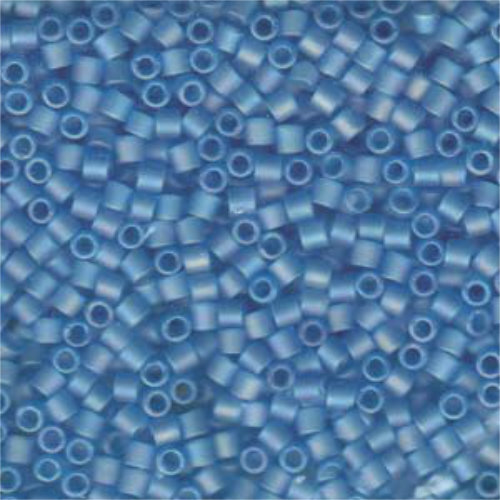 Miyuki 8/0 Delica Bead - DBL-0861 - Matte Transparent Sky Blue AB