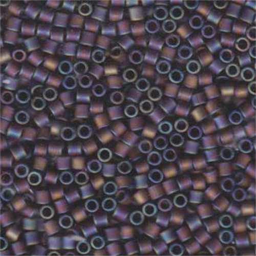 Miyuki 8/0 Delica Bead - DBL-0869 - Matte Transparent Mauve AB