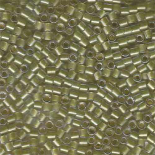 Miyuki 8/0 Delica Bead - DBL-0910 - Sparkling Light Yellow Lined Crystal