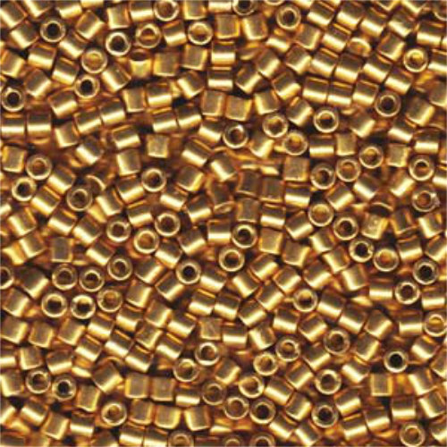 Miyuki 8/0 Delica Bead - DBL-1832 - Duracoat Galvanized Gold