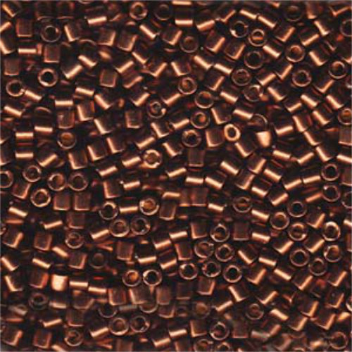 Miyuki 8/0 Delica Bead - DBL-1843 - Duracoat Galvanized Dark Mauve