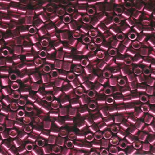 Miyuki 8/0 Delica Bead - DBL-1849 - Duracoat Galvanized Magenta