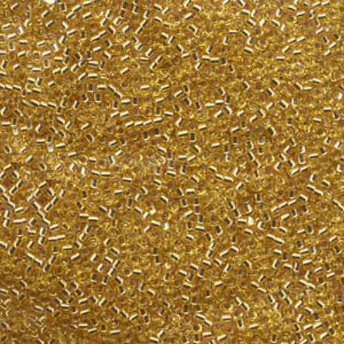 Miyuki 10/0 Delica Bead - DBM0042 - Silver Lined Gold