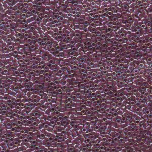 Miyuki 10/0 Delica Bead - DBM0056 - Lined Magenta AB