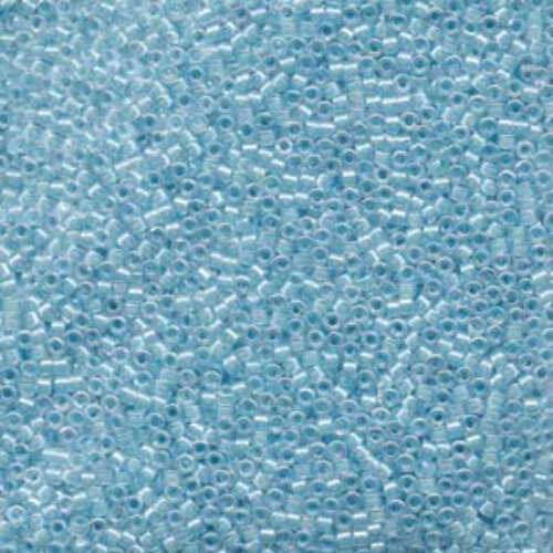 Miyuki 10/0 Delica Bead - DBM0057 - Lined Sky Blue AB