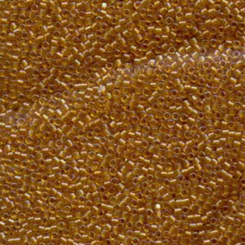 Miyuki 10/0 Delica Bead - DBM0065 - Lined Topaz AB