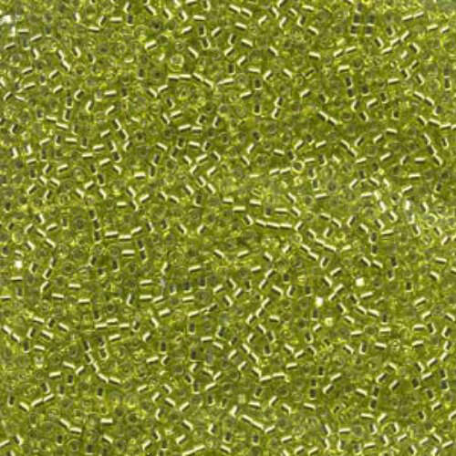 Miyuki 10/0 Delica Bead - DBM0147 - Silver Lined Chartreuse