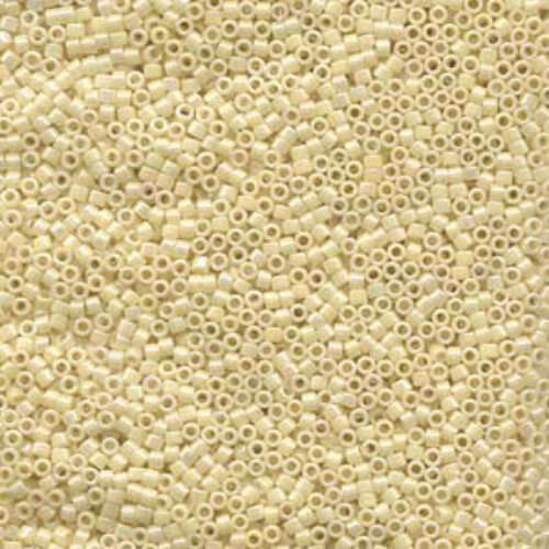 Miyuki 10/0 Delica Bead - DBM0157 - Opaque Cream AB