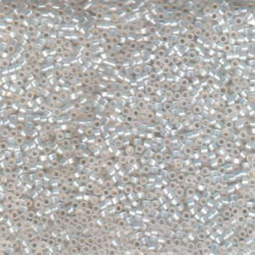 Miyuki 10/0 Delica Bead - DBM0221 - Gilt Lined White Opal