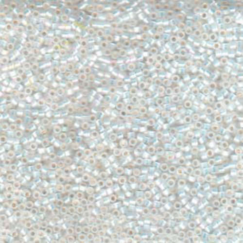Miyuki 10/0 Delica Bead - DBM0222 - White Opal AB