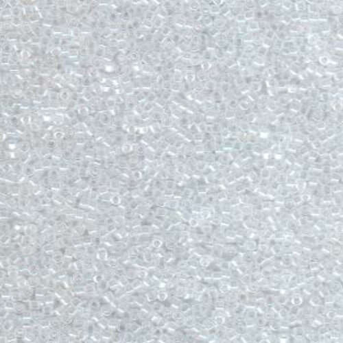 Miyuki 10/0 Delica Bead - DBM0231 - Crystal Lined White Luster