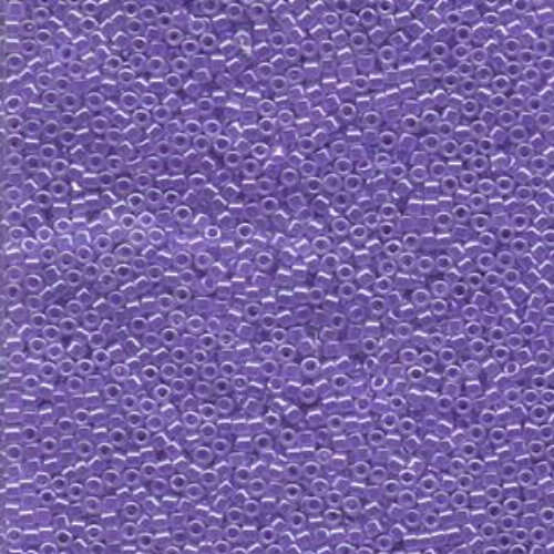 Miyuki 10/0 Delica Bead - DBM0249 - Crystal Lined Purple Luster