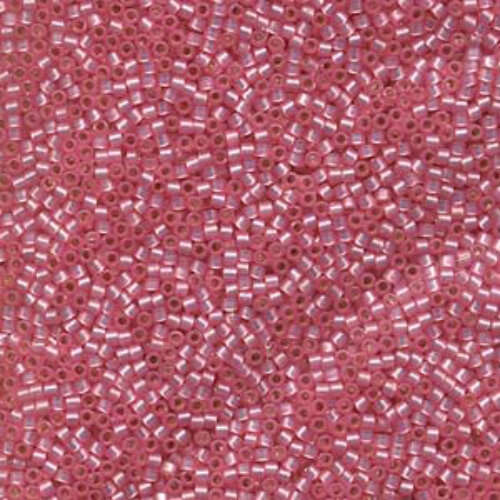 Miyuki 10/0 Delica Bead - DBM0625 - Silver Lined Pink Alabaster