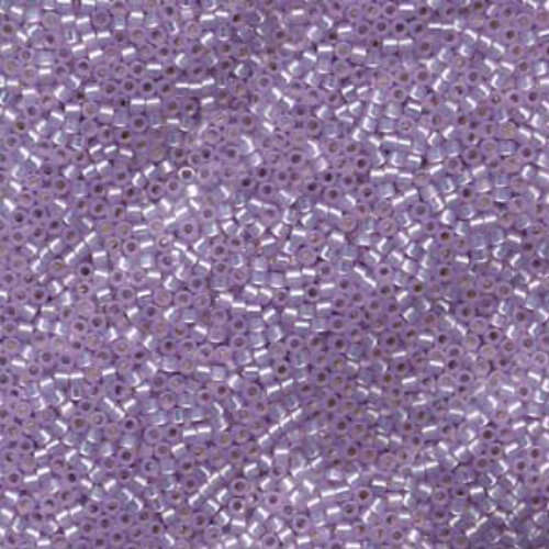 Miyuki 10/0 Delica Bead - DBM0629 - Silver Lined Light Lavender Alabaster