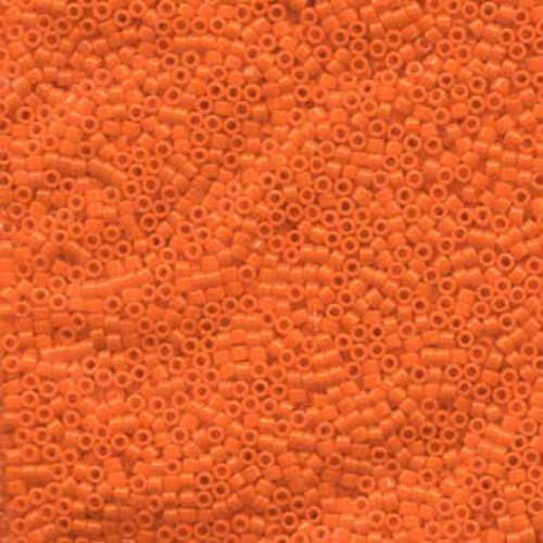 Miyuki 10/0 Delica Bead - DBM0722 - Opaque Orange