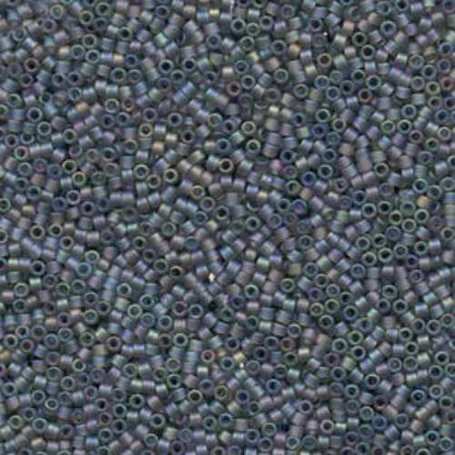 Miyuki 10/0 Delica Bead - DBM0863 - Matte Gray AB