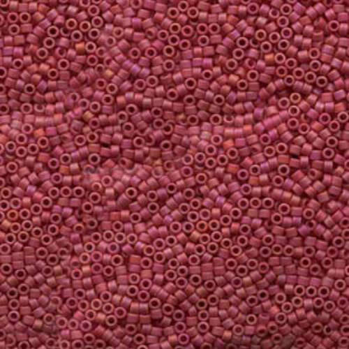 Miyuki 10/0 Delica Bead - DBM0874 - Matte Opaque Maroon AB