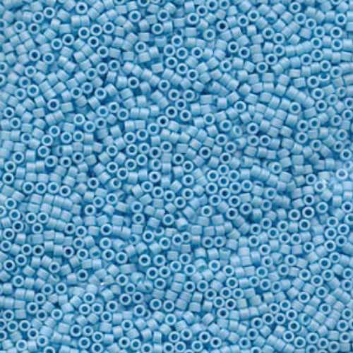 Miyuki 10/0 Delica Bead - DBM0879 - Matte Opaque Sky Blue AB