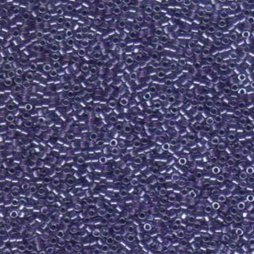 Miyuki 10/0 Delica Bead - DBM0906 - Sparkling Purple Lined Crystal