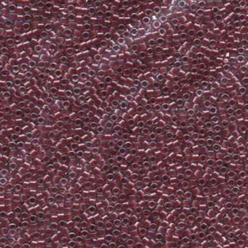 Miyuki 10/0 Delica Bead - DBM0924 - Sparkling Cranberry Lined Crystal