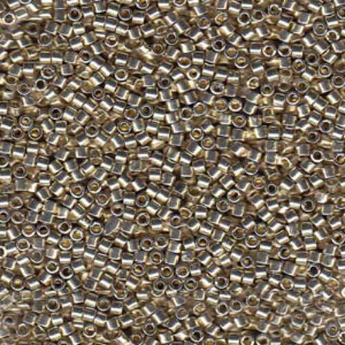 Miyuki 10/0 Delica Bead - DBM1831 - Duracoat Galvanized Silver