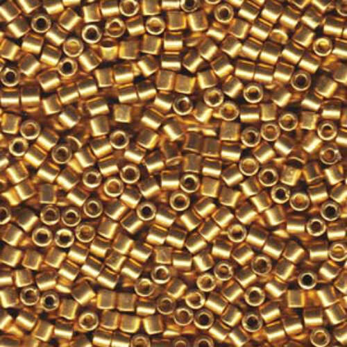 Miyuki 10/0 Delica Bead - DBM1832 - Duracoat Galvanized Gold