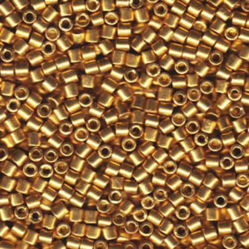 Miyuki 10/0 Delica Bead - DBM1832 - Duracoat Galvanized Gold