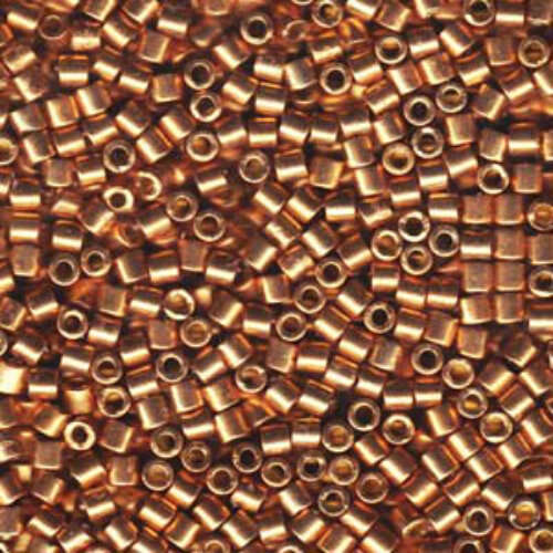 Miyuki 10/0 Delica Bead - DBM1834 - Duracoat Galvanized Champagne