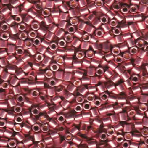 Miyuki 10/0 Delica Bead - DBM1839 - Duracoat Galvanized Dark Coral
