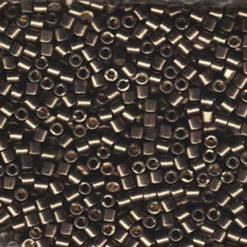 Miyuki 10/0 Delica Bead - DBM1852 - Duracoat Galvanized Pewter