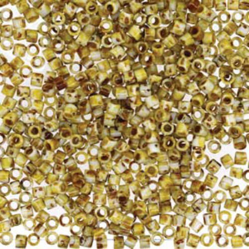 Miyuki 10/0 Delica Bead - DBM2262 - Picasso Canary Yellow Matte