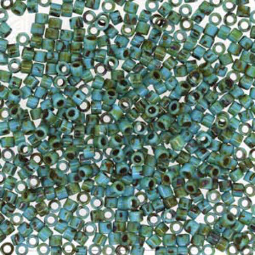 Miyuki 10/0 Delica Bead - DBM2264 - Picasso Seafoam Green Matte