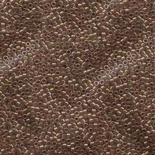 Miyuki 15/0 Delica Bead - DBS0115 - Transparent Metallic Gold Luster