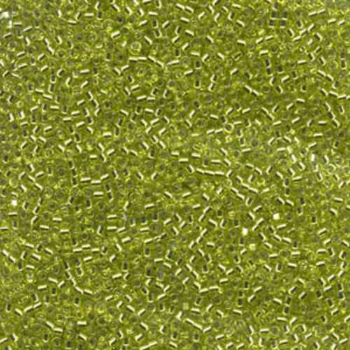Miyuki 15/0 Delica Bead - DBS0147 - Silver Lined Chartreuse