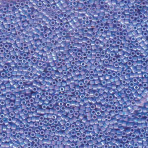 Miyuki 15/0 Delica Bead - DBS0167 - Opaque Light Sapphire AB