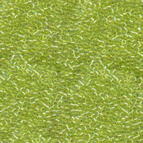 Miyuki 15/0 Delica Bead - DBS0174 - Transparent Chartreuse AB
