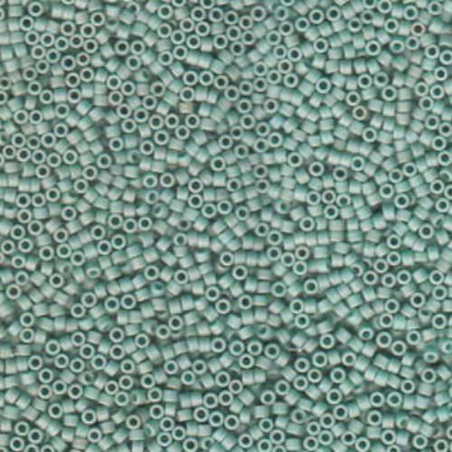 Miyuki 15/0 Delica Bead - DBS0374 - Matte Metallic Seafoam Green