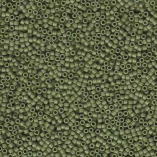 Miyuki 15/0 Delica Bead - DBS0391 - Matte Opaque Olive