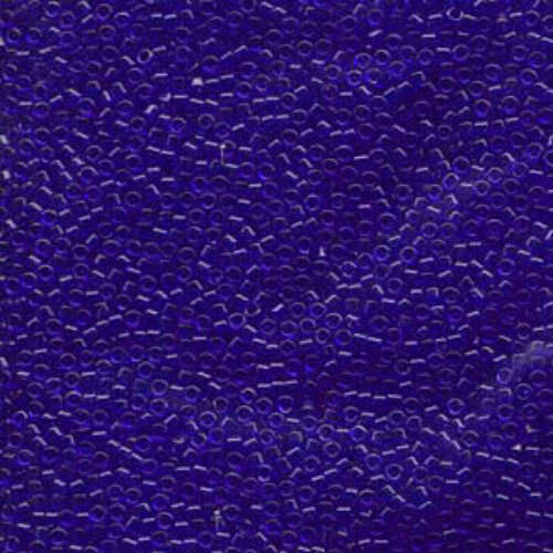 Miyuki 15/0 Delica Bead - DBS0707 - Transparent Cobalt