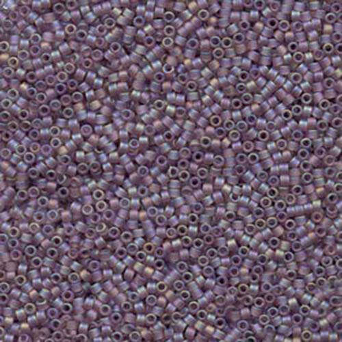 Miyuki 15/0 Delica Bead - DBS0857 - Matte Transparent Light Amethyst AB
