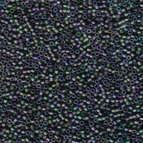 Miyuki 15/0 Delica Bead - DBS1053 - Matte Metallic Purple/Green Iris