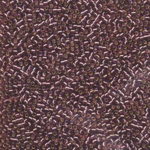 Miyuki 15/0 Delica Bead - DBS1204 - Silver Lined Mauve